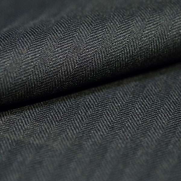 An elegant & indulgent classic charcoal herringbone cloth